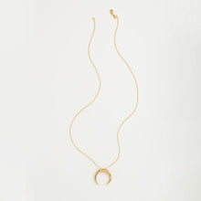 Load image into Gallery viewer, Cayne Crescent Pendant Necklace