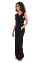 Load image into Gallery viewer, Black Halo Jackie O Jumpsuit  - Black