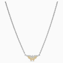 Load image into Gallery viewer, FIT WONDER WOMAN NECKLACE, GOLD TONE, MIXED METAL FINISH