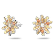 Load image into Gallery viewer, Eternal Flower stud earrings Flower, Multicolored, Mixed metal finish
