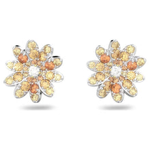 Load image into Gallery viewer, Eternal Flower stud earrings Flower, Multicolored, Mixed metal finish