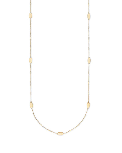 Franklin Long Necklace in Gold
