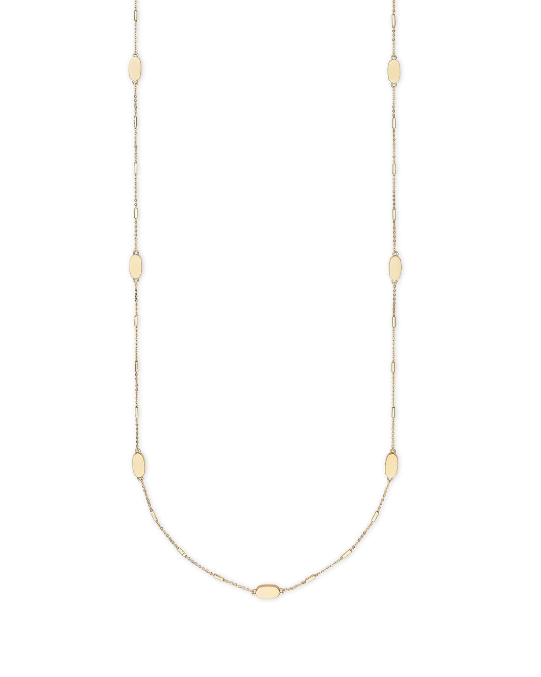Franklin Long Necklace in Gold
