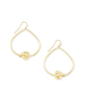 Load image into Gallery viewer, Presleigh Love Knot Open Frame Earrings in Gold