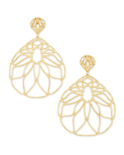 Load image into Gallery viewer, Hallie Statement Earrings In Gold