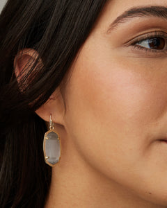 Dani Gold Earrings in Slate