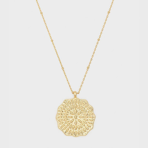 Mosaic Coin Necklace
