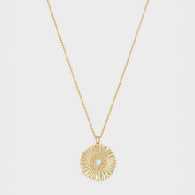 Load image into Gallery viewer, Sunburst Coin Necklace