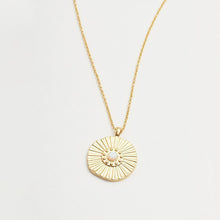 Load image into Gallery viewer, Sunburst Coin Necklace