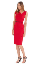 Load image into Gallery viewer, Black Halo Classic Jackie O Dress - Red