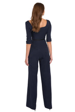Load image into Gallery viewer, Black Halo 3/4 Sleeve Jackie O Jumpsuit  - Eclipse