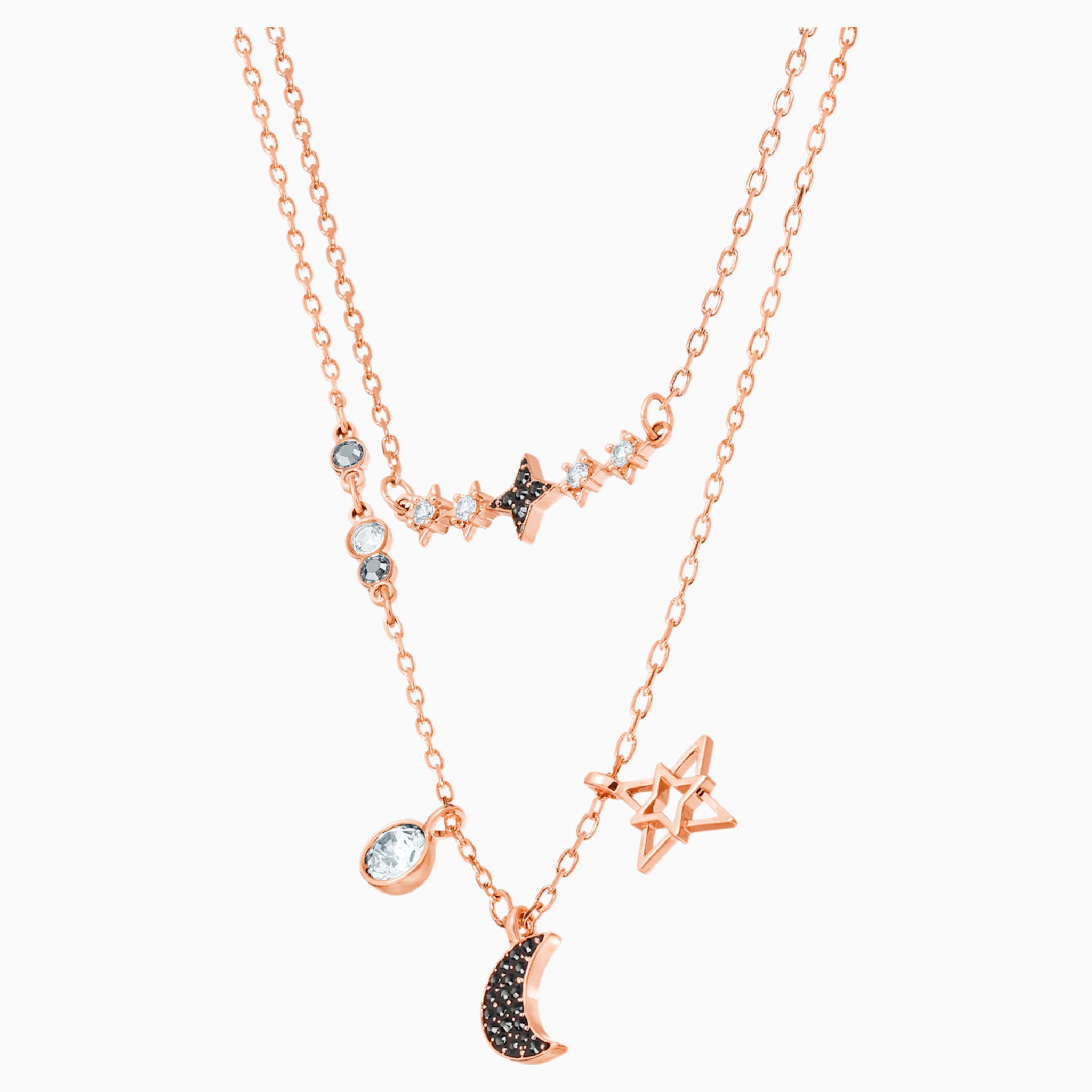 Original Swarovski Symbolic Blue Moon Crystal Necklace Pendant Women  5489534 | eBay