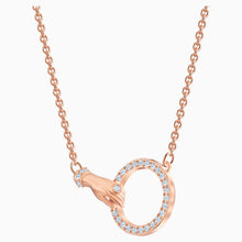 Load image into Gallery viewer, SWAROVSKI SYMBOLIC NECKLACE, WHITE, ROSE-GOLD TONE PLATED