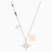 Load image into Gallery viewer, SWAROVSKI SYMBOLIC STAR PENDANT, WHITE, ROSE-GOLD TONE PLATED