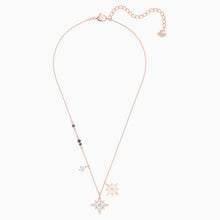 Load image into Gallery viewer, SWAROVSKI SYMBOLIC STAR PENDANT, WHITE, ROSE-GOLD TONE PLATED