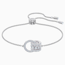 Load image into Gallery viewer, FURTHER BRACELET, WHITE, RHODIUM PLATED