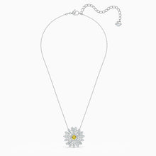 Load image into Gallery viewer, ETERNAL FLOWER PENDANT, YELLOW, RHODIUM PLATED