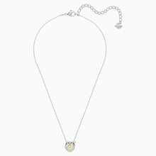 Load image into Gallery viewer, SWAROVSKI SPARKLING DANCE CAT NECKLACE, LIGHT MULTI-COLORED, RHODIUM PLATED
