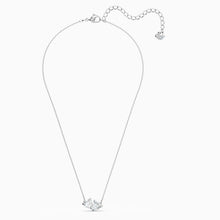 Load image into Gallery viewer, ATTRACT SOUL NECKLACE, WHITE, RHODIUM PLATED