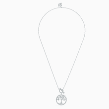 Load image into Gallery viewer, SWAROVSKI SYMBOLIC TREE OF LIFE NECKLACE, WHITE, RHODIUM PLATED