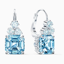 Load image into Gallery viewer, SPARKLING SET, AQUA, RHODIUM PLATED