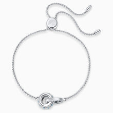Load image into Gallery viewer, FURTHER BRACELET, BLUE, RHODIUM PLATED