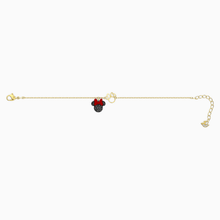 Load image into Gallery viewer, MINNIE BRACELET, BLACK, GOLD-TONE PLATED