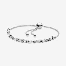 Load image into Gallery viewer, Sparkling Ice Cube Slider Tennis Bracelet