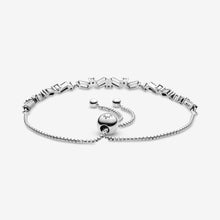 Load image into Gallery viewer, Sparkling Ice Cube Slider Tennis Bracelet