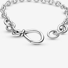 Load image into Gallery viewer, Chunky Infinity Knot Chain Bracelet