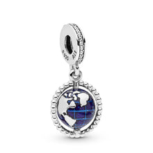 Load image into Gallery viewer, PANDORA Spinning Globe Dangle Charm