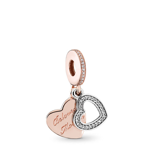 Pandora Beloved Mother Charm, PANDORA Rose & Clear CZ