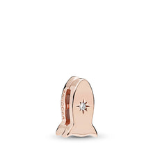 Load image into Gallery viewer, PANDORA REFLEXIONS  Space Rocket Clip Charm, PANDORA Rose  &amp; Clear CZ -