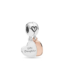Load image into Gallery viewer, PANDORA Mother &amp; Daughter Love Dangle Charm