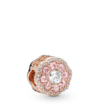 Load image into Gallery viewer, Pandora Pink Sparkle Flower Charm
