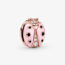 Load image into Gallery viewer, Pink Ladybird Clip Charm