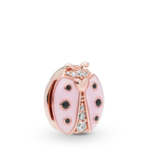 Pandora Reflexion Pink Ladybird Clip Charm