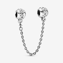 Load image into Gallery viewer, Band of Hearts Safety Chain Charm