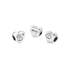 Load image into Gallery viewer, Pandora Baby Boy Charm, Blue CZ
