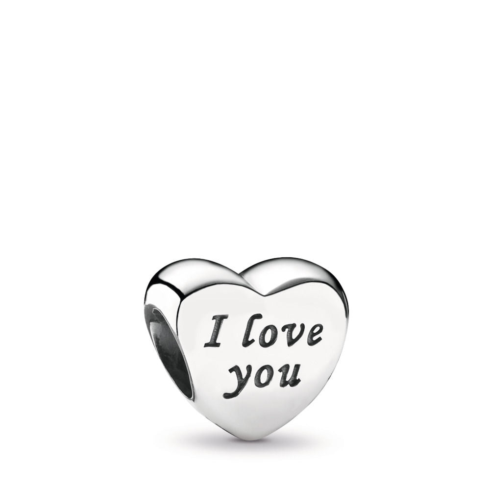 Pandora Words Of Love Engraved Heart Charm