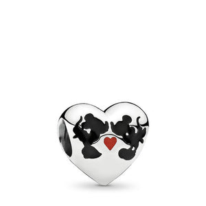 Pandora Disney Minnie Mouse & Mickey Mouse Kiss Charm