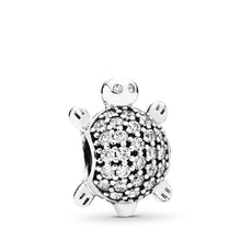 Load image into Gallery viewer, Pandora Sea Turtle Charm, Clear CZ