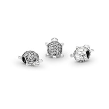Load image into Gallery viewer, Pandora Sea Turtle Charm, Clear CZ
