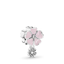Load image into Gallery viewer, Pandora Poetic Blooms, Soft Pink Enamel &amp; Clear CZ