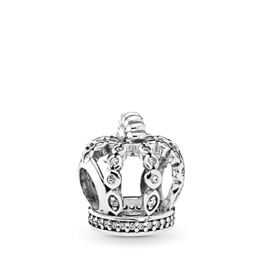 Pandora Fairytale Crown Charm, Clear CZ