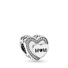 Load image into Gallery viewer, Pandora Tribute to Mom, Clear CZ