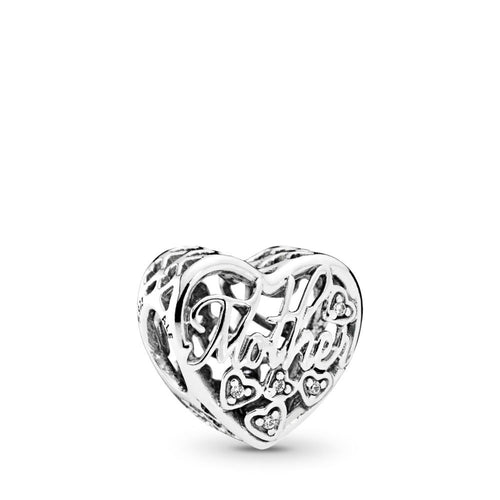 Pandora Mother & Son Bond Charm, Clear CZ