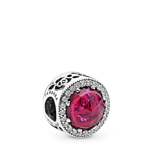 Pandora Disney Belle's Beauty and the Beast Pink Rose Charm