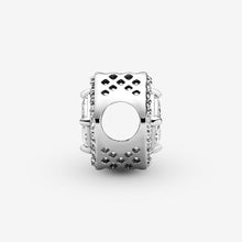 Load image into Gallery viewer, Square Sparkle Halo Charm