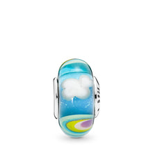 Load image into Gallery viewer, Pandora Iridescent Rainbow Charm, Murano Glass